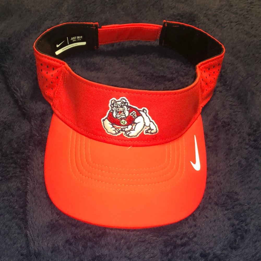 Fresno State visor.